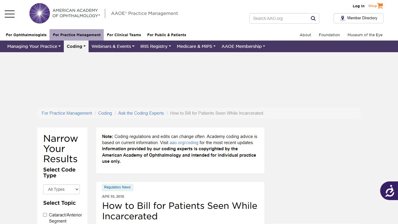 How to Bill for Patients Seen While Incarcerated